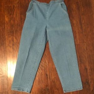 Laura Scott thrifted denim